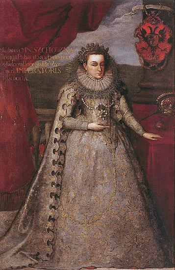 Szymon Boguszowicz Tsarina Marina Mniszech in coronation robes Spain oil painting art